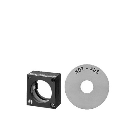 3SB3941-0AB - 3SB3941-0AB SIEMENS ACCESSORY / SPARE PART FOR THE PLASTIC PROGRAM SQUARE, 26X26MM: BACKING PLATE FOR EMERG..