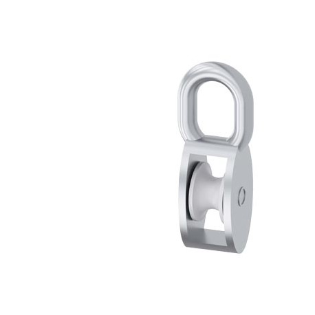 3SE7921-1AB - 3SE7921-1AB SIEMENS Rope roller, fixed, for 3 mm Rope, made of zinc die-casting and polyamide