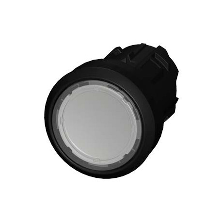 3SU1000-0AB70-0AA0 - 3SU1000-0AB70-0AA0 SIEMENS Pushbutton, 22 mm, round, plastic, clear, pushbutton, flat momentary contact type