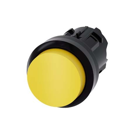 3SU1000-0BB30-0AA0 - 3SU1000-0BB30-0AA0 SIEMENS Pushbutton, 22 mm, round, plastic, yellow, pushbutton, raised, momentary contact ..