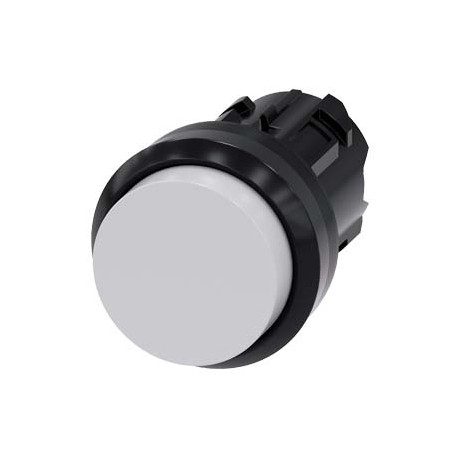 3SU1000-0BB60-0AA0 - 3SU1000-0BB60-0AA0 SIEMENS Pushbutton, 22 mm, round, plastic, white, pushbutton, raised, momentary contact t..