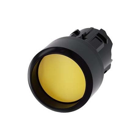 3SU1000-0CB30-0AA0 - 3SU1000-0CB30-0AA0 SIEMENS Pushbutton, 22 mm, round, plastic, yellow, Front ring, raised momentary contact t..