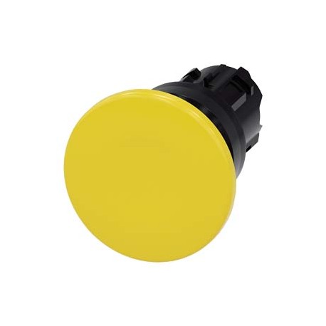 3SU1000-1BD30-0AA0 - 3SU1000-1BD30-0AA0 SIEMENS Mushroom pushbutton, 22 mm, round, plastic, yellow, 40 mm, momentary contact type