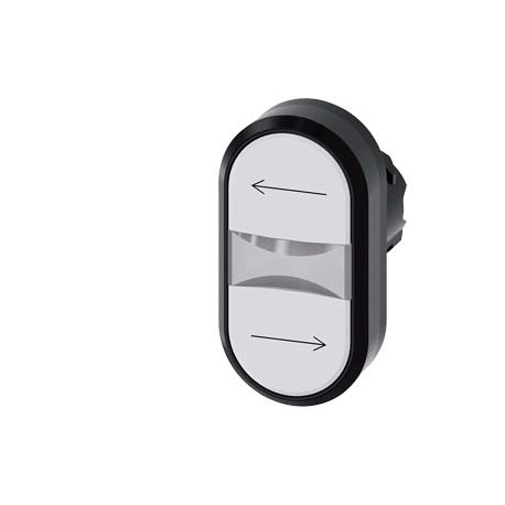 3SU1000-3AB66-0AM0 - 3SU1000-3AB66-0AM0 SIEMENS Twin pushbutton, 22 mm, round, plastic, white: arrow pointing left, white: Arrow ..