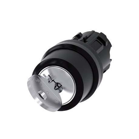 3SU1000-4BC01-0AA0 - 3SU1000-4BC01-0AA0 SIEMENS RONIS key-operated switch, 22 mm, round, plastic, lock number SB30, with 2 keys, ..