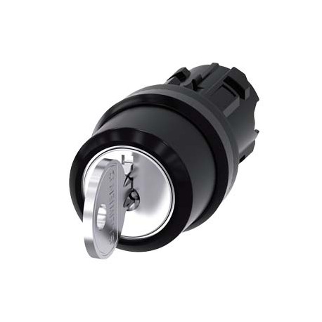3SU1000-4BN21-0AA0 - 3SU1000-4BN21-0AA0 SIEMENS RONIS key-operated switch, 22 mm, round, plastic, lock number SB30, with 2 keys, ..