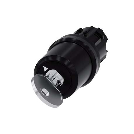 3SU1000-5BC01-0AA0 - 3SU1000-5BC01-0AA0 SIEMENS key-operated switch CES, 22 mm, round, plastic, lock number SSG10, with 2 keys, 2..