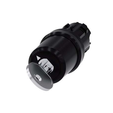 3SU1000-5HF11-0AA0 - 3SU1000-5HF11-0AA0 SIEMENS key-operated switch CES, 22 mm, round, plastic, Lock No. LSG1, with 2 keys, 2 swi..