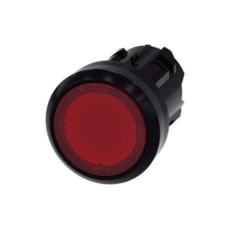 3SU1001-0AD20-0AA0 - 3SU1001-0AD20-0AA0 SIEMENS Indicator light in illuminated pushbutton design, 22 mm, round, plastic, red
