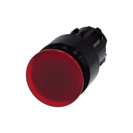 3SU1001-1AA20-0AA0 - 3SU1001-1AA20-0AA0 SIEMENS Illuminated mushroom pushbutton, 22 mm, round, plastic, red, 30 mm, latching, Pul..