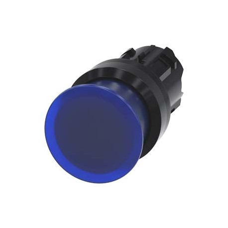 3SU1001-1AD50-0AA0 - 3SU1001-1AD50-0AA0 SIEMENS Illuminated mushroom pushbutton, 22 mm, round, plastic, blue, 30 mm, momentary co..