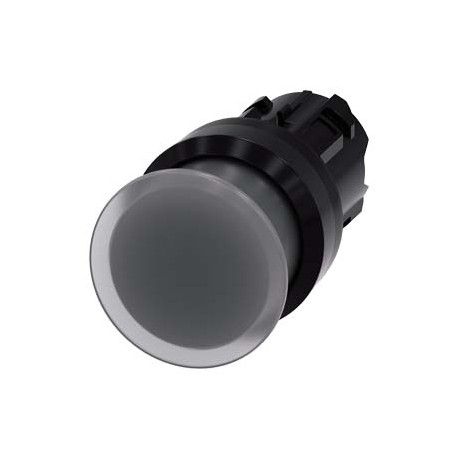 3SU1001-1AD70-0AA0 - 3SU1001-1AD70-0AA0 SIEMENS Illuminated mushroom pushbutton, 22 mm, round, plastic, clear, 30 mm, momentary c..