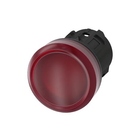 3SU1001-6AA20-0AA0 - 3SU1001-6AA20-0AA0 SIEMENS Indicator lights, 22 mm, round, plastic, red, lens, smooth