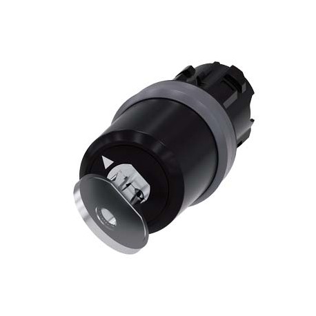 3SU1030-5QF01-0AA0 - 3SU1030-5QF01-0AA0 SIEMENS Key-operated switch BKS, 22 mm, round, plastic with metal front ring, Lock number..