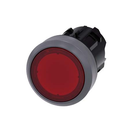3SU1031-0AD20-0AA0 - 3SU1031-0AD20-0AA0 SIEMENS Indicator light in illuminated pushbutton design, 22 mm, round, plastic with meta..