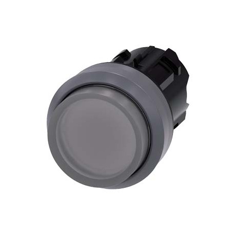 3SU1031-0BB70-0AA0 - 3SU1031-0BB70-0AA0 SIEMENS Illuminated pushbutton, 22 mm, round, plastic with metal front ring, clear, pushb..