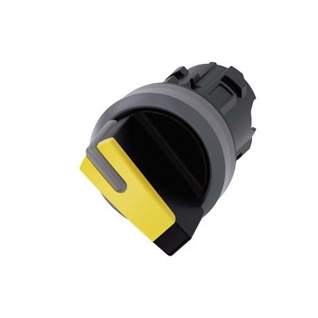 3SU1032-2BC30-0AA0 - 3SU1032-2BC30-0AA0 SIEMENS Selector switch, illuminable, 22 mm, round, plastic with metal front ring, yellow..