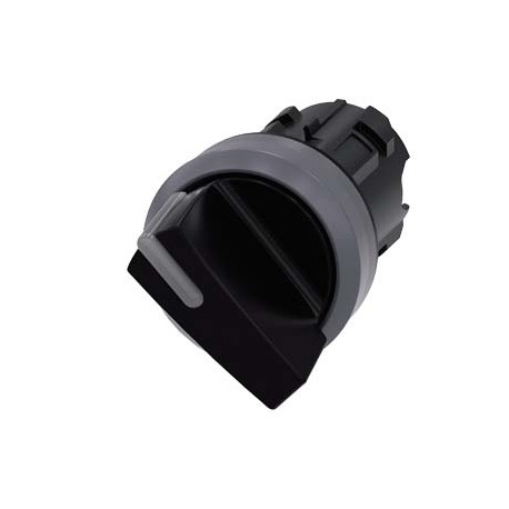 3SU1032-2BF10-0AA0 - 3SU1032-2BF10-0AA0 SIEMENS Selector switch, illuminable, 22 mm, round, plastic with metal front ring, black,..