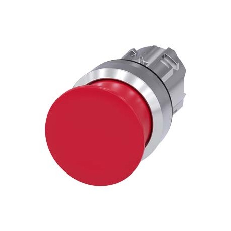3SU1050-1AD20-0AA0 - 3SU1050-1AD20-0AA0 SIEMENS Mushroom pushbutton, 22 mm, round, metal, shiny, red, 30 mm, momentary contact ty..