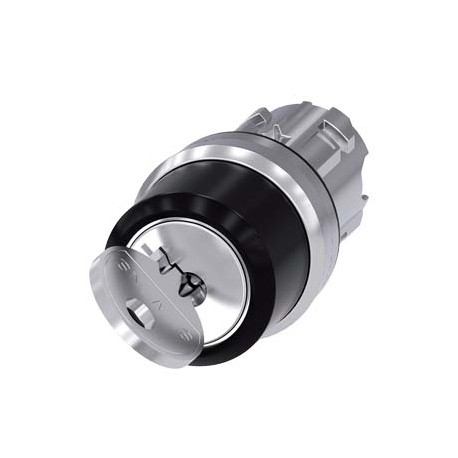3SU1050-4DF11-0AA0 - 3SU1050-4DF11-0AA0 SIEMENS RONIS key-operated switch, 22 mm, round, metal, shiny, Lock No. 421, with 2 keys,..