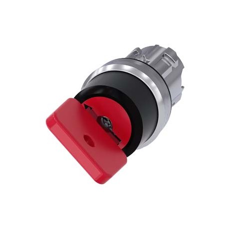 3SU1050-4FF21-0AA0 - 3SU1050-4FF21-0AA0 SIEMENS Key-operated switch O.M.R, 22 mm, round, metal, shiny, lock number 73037, red, wi..