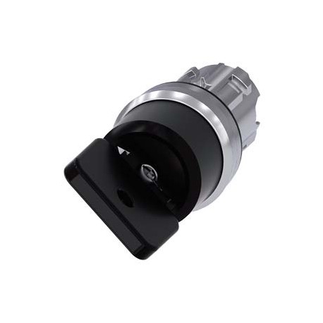 3SU1050-4HC01-0AA0 - 3SU1050-4HC01-0AA0 SIEMENS Key-operated switch O.M.R, 22 mm, round, metal, shiny, lock number 73034, black, ..