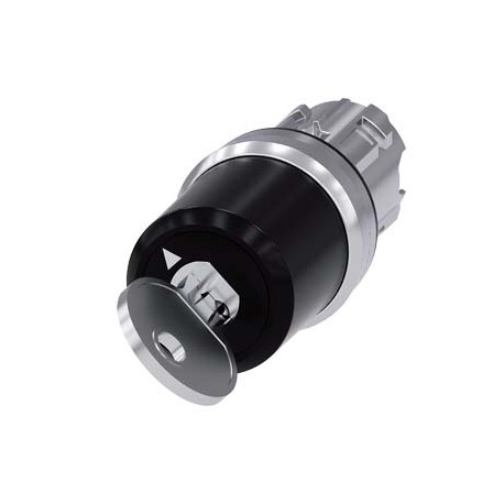 3SU1050-5HC01-0AA0 - 3SU1050-5HC01-0AA0 SIEMENS key-operated switch CES, 22 mm, round, metal, shiny, Lock No. LSG1, with 2 keys, ..