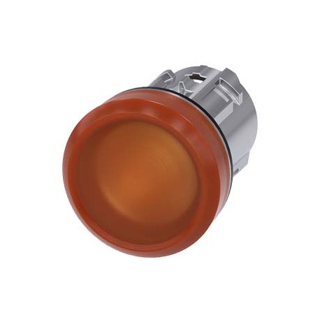 3SU1051-6AA00-0AA0 - 3SU1051-6AA00-0AA0 SIEMENS Indicator lights, 22 mm, round, metal, shiny, amber, lens, smooth