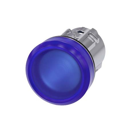 3SU1051-6AA50-0AA0 - 3SU1051-6AA50-0AA0 SIEMENS Indicator lights, 22 mm, round, metal, shiny, blue, lens, smooth