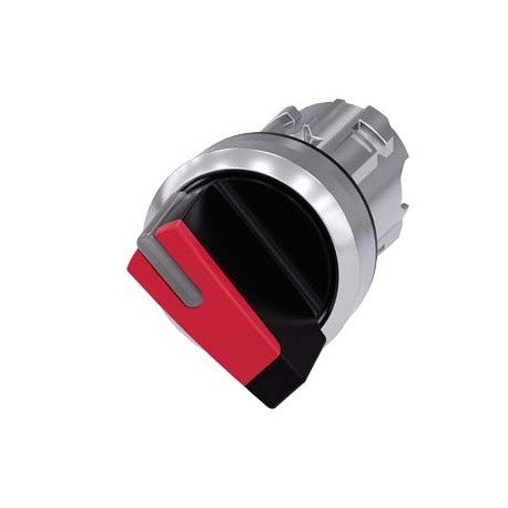 3SU1052-2BC20-0AA0 - 3SU1052-2BC20-0AA0 SIEMENS Selector switch, illuminable, 22 mm, round, metal, shiny, red, selector switch, s..