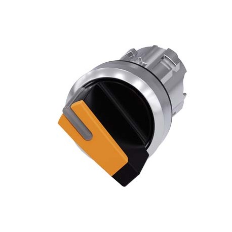 3SU1052-2BF00-0AA0 - 3SU1052-2BF00-0AA0 SIEMENS Selector switch, illuminable, 22 mm, round, metal, shiny, amber, selector switch,..