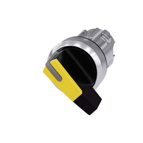 3SU1052-2CC30-0AA0 - 3SU1052-2CC30-0AA0 SIEMENS Selector switch, illuminable, 22 mm, round, metal, shiny, yellow, selector switch..