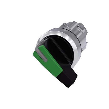 3SU1052-2CF40-0AA0 - 3SU1052-2CF40-0AA0 SIEMENS Selector switch, illuminable, 22 mm, round, metal, shiny, green, selector switch,..