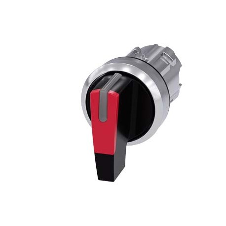 3SU1052-2CL20-0AA0 - 3SU1052-2CL20-0AA0 SIEMENS Selector switch, illuminable, 22 mm, round, metal, shiny, red, selector switch, l..