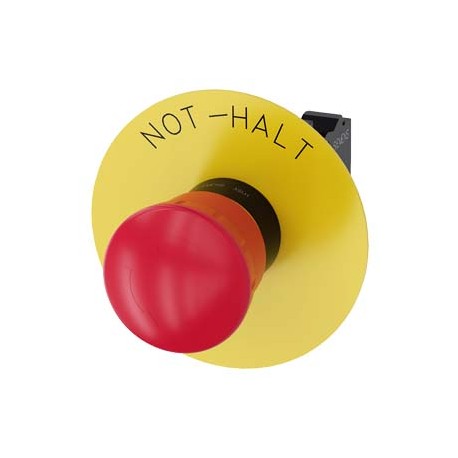 3SU1100-1HB20-3CH0 - 3SU1100-1HB20-3CH0 SIEMENS EMERGENCY STOP mushroom-type actuator, 22 mm, round, plastic, red, 40 mm, positiv..