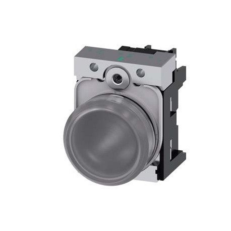 3SU1152-6AA70-1AA0 - 3SU1152-6AA70-1AA0 SIEMENS Indicator lights, 22 mm, round, metal, shiny, clear, lens, smooth, with holder, L..