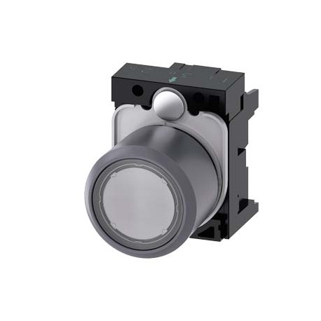 3SU1231-0EB70-0AA0 - 3SU1231-0EB70-0AA0 SIEMENS Pushbutton, compact, with extended stroke (12 mm), 22 mm, round, plastic with met..