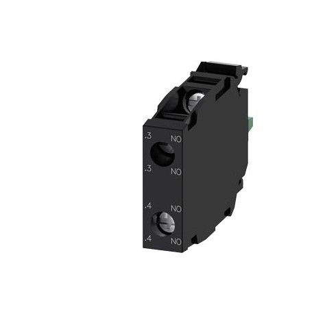 3SU1400-1AA10-1DA0 - 3SU1400-1AA10-1DA0 SIEMENS Contact module with 2 contact elements, 2 NO, screw terminal, for front plate mou..