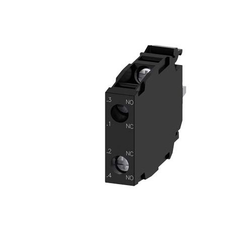 3SU1400-1AA10-1FA0 - 3SU1400-1AA10-1FA0 SIEMENS Contact module with 2 contact elements, 1 NO+1 NC, screw terminal, for front plat..