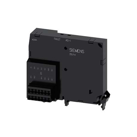 3SU1400-2EJ10-6AA0 - 3SU1400-2EJ10-6AA0 SIEMENS AS-Interface module, A/B slave, 4 inputs and 3 outputs, black, Spring-type termin..