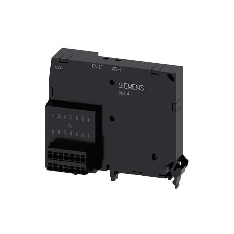 3SU1400-2EK10-6AA0 - 3SU1400-2EK10-6AA0 SIEMENS AS-Interface module, 4 inputs and 4 outputs, black, Spring-type terminal (Push-in..
