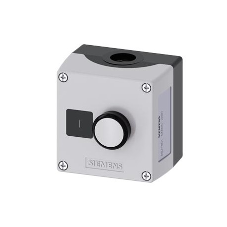 3SU1801-0AD00-2AB1 - 3SU1801-0AD00-2AB1 SIEMENS Enclosure for command devices, 22 mm, round, Enclosure material plastic, enclosur..