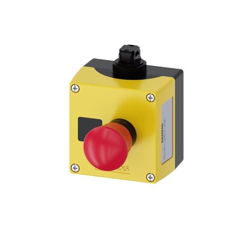 3SU1801-0NB10-4HB2 - 3SU1801-0NB10-4HB2 SIEMENS AS-Interface enclosure for command devices, 22 mm, round, Enclosure material plas..