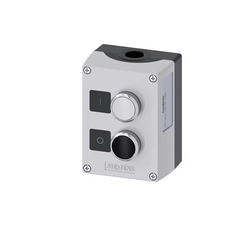 3SU1852-0AC00-2AB1 - 3SU1852-0AC00-2AB1 SIEMENS Enclosure for command devices, 22 mm, round, Enclosure material metal, enclosure ..