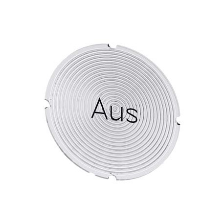 3SU1900-0AB71-0AC0 - 3SU1900-0AB71-0AC0 SIEMENS Inscription plate for illuminated pushbutton, round, milky with black font, with ..