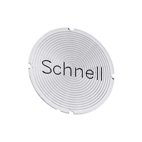 3SU1900-0AB71-0AM0 - 3SU1900-0AB71-0AM0 SIEMENS Inscription plate for illuminated pushbutton, round, milky with black font, with ..