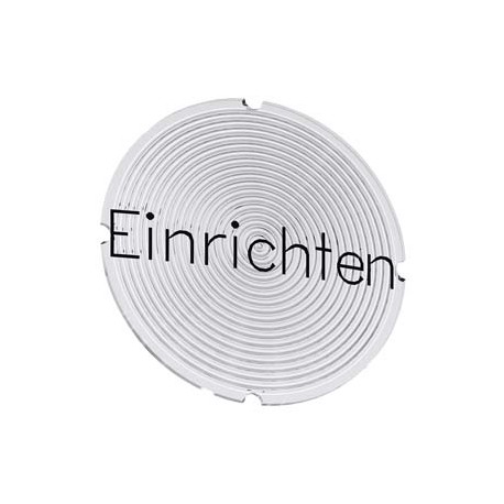 3SU1900-0AB71-0AR0 - 3SU1900-0AB71-0AR0 SIEMENS Inscription plate for illuminated pushbutton, round, milky with black font, with ..