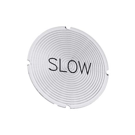 3SU1900-0AB71-0EF0 - 3SU1900-0AB71-0EF0 SIEMENS Inscription plate for illuminated pushbutton, round, milky with black font, with ..