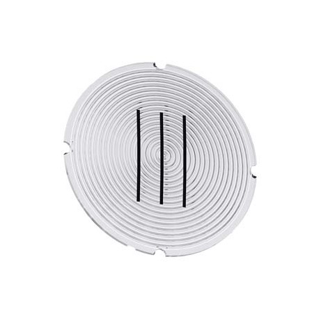 3SU1900-0AB71-0QD0 - 3SU1900-0AB71-0QD0 SIEMENS Inscription plate for illuminated pushbutton, round, milky with black font, with ..