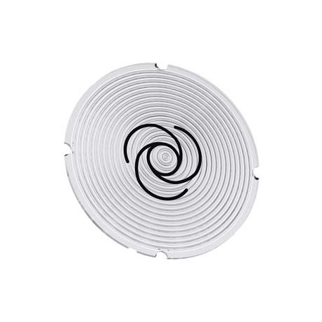 3SU1900-0AB71-0RQ0 - 3SU1900-0AB71-0RQ0 SIEMENS Inscription plate for illuminated pushbutton, round, milky with black font, with ..